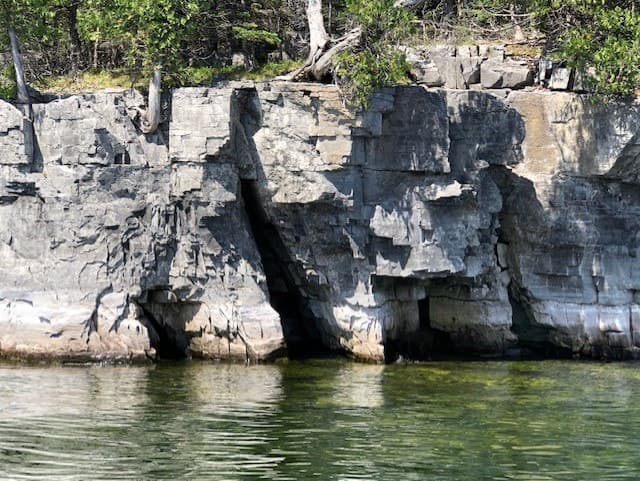 Champlain's limestone palisades